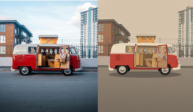 Flat Design / Infografik Tarzı